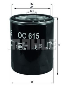 Filtr oleju Knecht OC 615