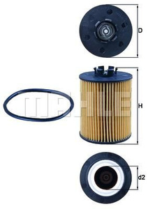 Filtr oleju Knecht OX 173D