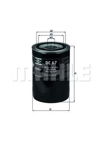 Filtr oleju Knecht OC 67