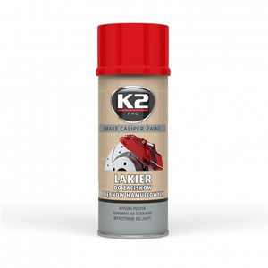 Lakier do zacisków i bębnów hamulcowych - K2 Brake Caliper Paint 400ml Czerwony