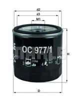 Filtr oleju Knecht OC 977/1