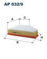 Filtr powietrza Filtron AP 032/9