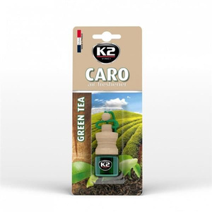 Samochodowy odświeżacz powietrza w formie zawieszki - K2 Caro Green Tea 4ml