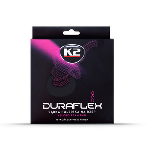 Wykończeniowa, nacinana, mocowanie - rzep, średnica 150 mm - K2 Duraflex Gąbka Polerska Wykończeniowa