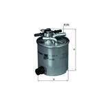 Filtr paliwa Knecht KL 404/16