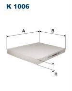 Filtr kabinowy Filtron K 1006