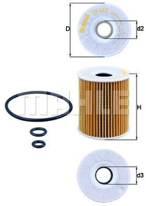 Filtr oleju Knecht OX 422D