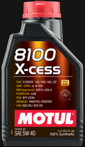 Motul 8100 X-cess gen2 5W-40 1L