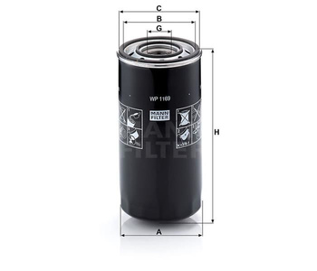 Filtr oleju Mann WP 1169