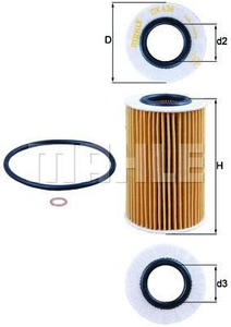 Filtr oleju Knecht OX 436D