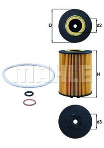 Filtr oleju Knecht OX 367D