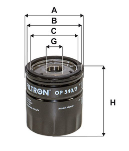 Filtr oleju Filtron OP 540/2
