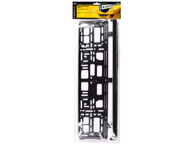 VIRAGE- Ramka do Mocowania Tablic Rejestracyjnych Czarna 93-001