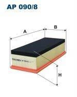 Filtr powietrza Filtron AP 090/8