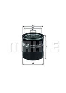 Filtr oleju Knecht OC 601