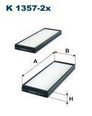 Filtr kabinowy Filtron K 1357-2X