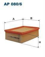 Filtr powietrza Filtron AP 080/6