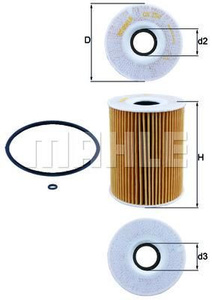 Filtr oleju Knecht OX 254D1