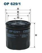 Filtr oleju Filtron OP 629/1