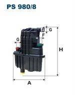 Filtr paliwa Filtron PS 980/8