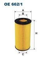 Filtr oleju Filtron OE 662/1