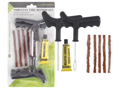 Zestaw naprawczy do bezdętkowych opon,8 elem.