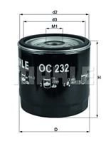 Filtr oleju Knecht OC 232