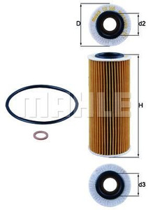 Filtr oleju Knecht OX 368D1