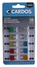 Zestaw bezpieczników płytkowych mini