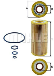 Filtr oleju Knecht OX 383D