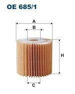 Filtr oleju Filtron OE 685/1