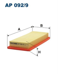 Filtr powietrza Filtron AP 092/9