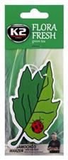 Dwupak samochodowego odświeżacza powietrza - K2 Flora Fresh Green Tea