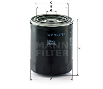 Filtr oleju Mann WP 928/80