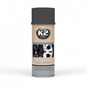 Guma w sprayu - K2 Color Flex Czarny Mat 400ml