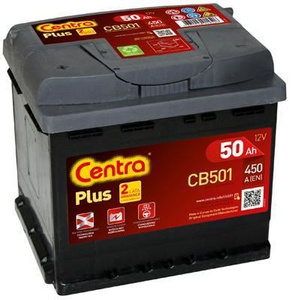 Akumulator 50Ah 450A Centra Plus CB501 L+