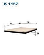 Filtr kabinowy Filtron K 1157