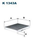 Filtr kabinowy Filtron K 1343A (węglowy)