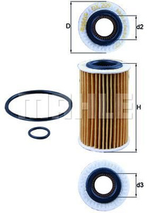 Filtr oleju Knecht OX 209D