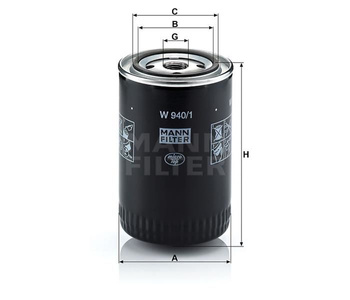 Filtr oleju Mann W 940/1