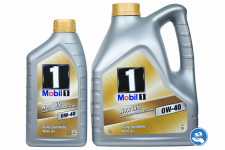 Mobil 1 New Life™ 0W-40 4L + 1L