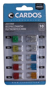 Zestaw bezpieczników płytkowych mini