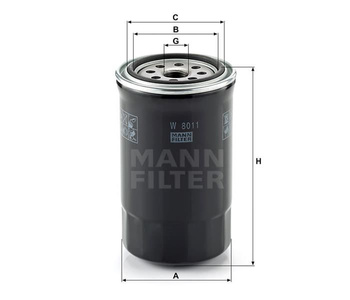 Filtr oleju Mann W 8011