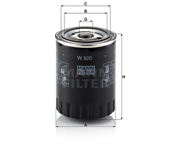 Filtr oleju Mann W 820