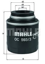 Filtr oleju Knecht OC 593/3