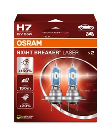 Osram H7 12V 55W Night Breaker Laser +150% (2 szt.)