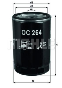 Filtr oleju Knecht OC 264