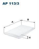 Filtr powietrza Filtron AP 113/3