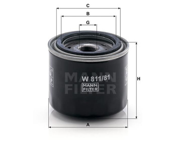 Filtr oleju Mann W 811/81