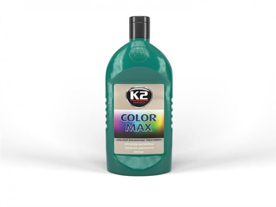 Koloryzujący wosk nabłyszczający - K2 Color Max 500ml Ciemnozielony